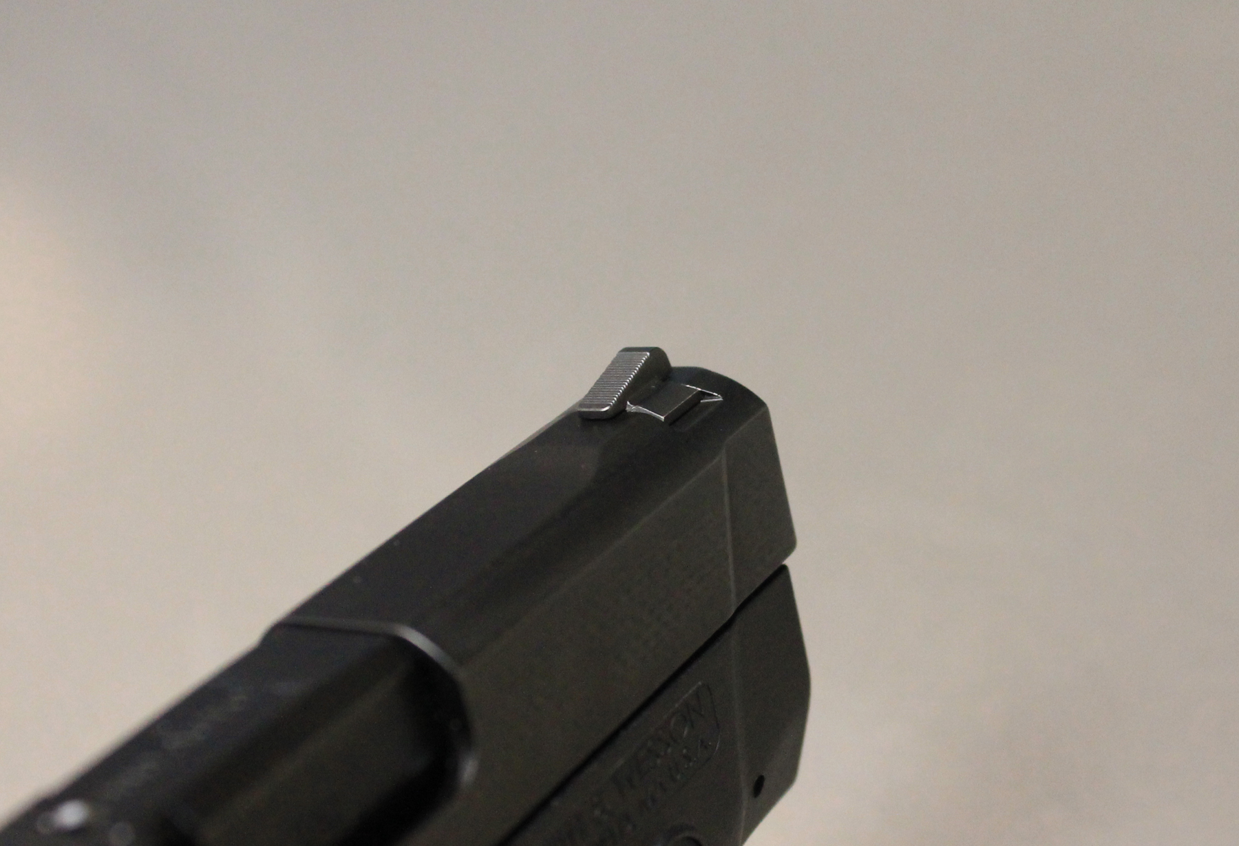 Smith & Wesson Bodyguard 380 stock ramp sight