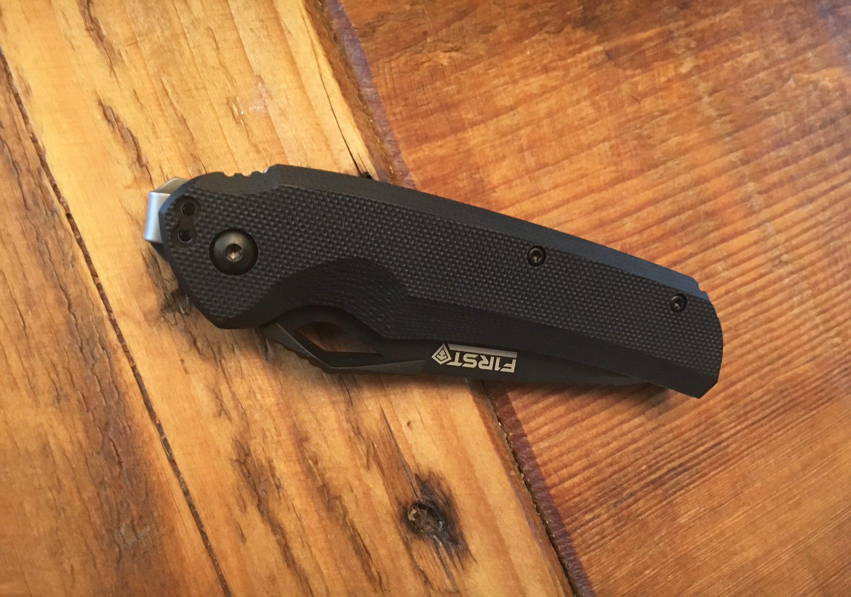 First Tactical Copperhead knife closed